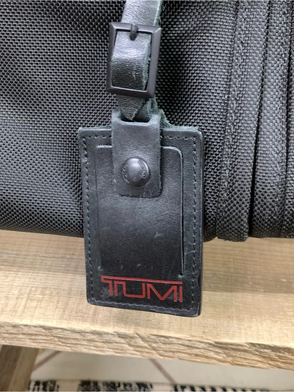 Tumi laptop black bag 16'' briefcase men's work shoulder bag travel